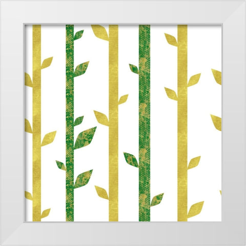 Siam White Modern Wood Framed Art Print by Lavoie, Tina