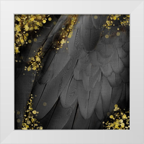 Mid-Summer Magik Noir White Modern Wood Framed Art Print by Lavoie, Tina
