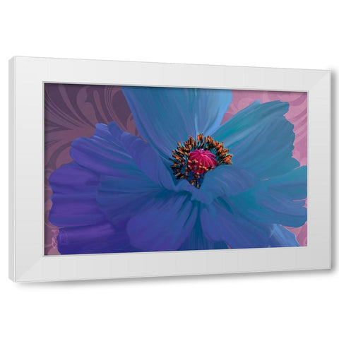 Afterglow White Modern Wood Framed Art Print by Lavoie, Tina