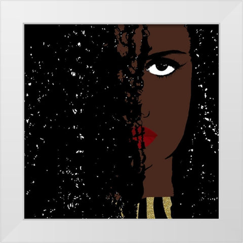 Iolana White Modern Wood Framed Art Print by Lavoie, Tina