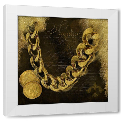 Lor De Napoleon White Modern Wood Framed Art Print by Lavoie, Tina