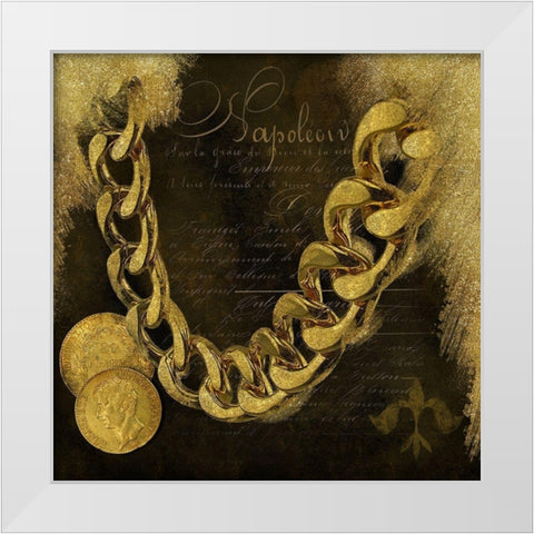 Lor De Napoleon White Modern Wood Framed Art Print by Lavoie, Tina