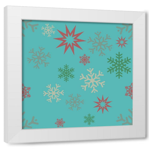 Beautiful Christmas X White Modern Wood Framed Art Print by Lavoie, Tina