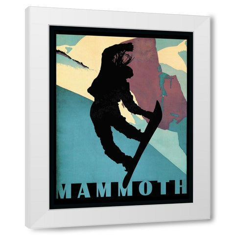 Mammoth Mountain Winter Sports I White Modern Wood Framed Art Print by Lavoie, Tina