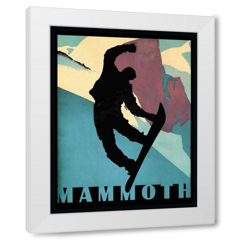 Mammoth Mountain Winter Sports II White Modern Wood Framed Art Print by Lavoie, Tina