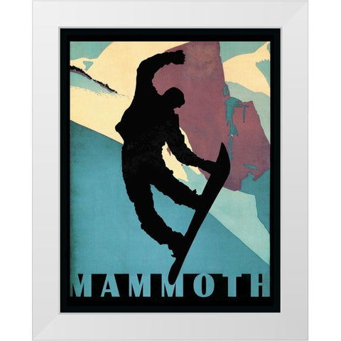 Mammoth Mountain Winter Sports II White Modern Wood Framed Art Print by Lavoie, Tina