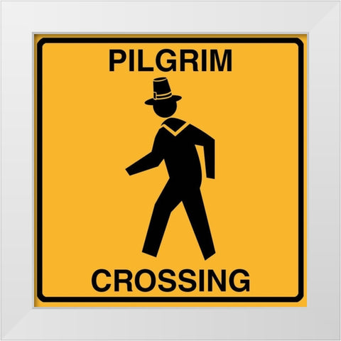 Pilgrim Crossing White Modern Wood Framed Art Print by Lavoie, Tina