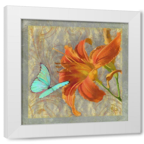 Afternoon In Tuscany II White Modern Wood Framed Art Print by Lavoie, Tina