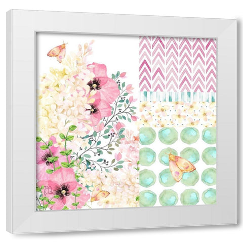 Lazy Summer Afternoon Medley II White Modern Wood Framed Art Print by Lavoie, Tina