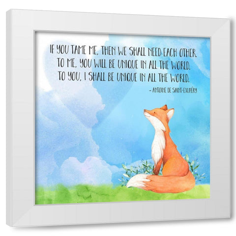 We Shall Need Each Other White Modern Wood Framed Art Print by Lavoie, Tina