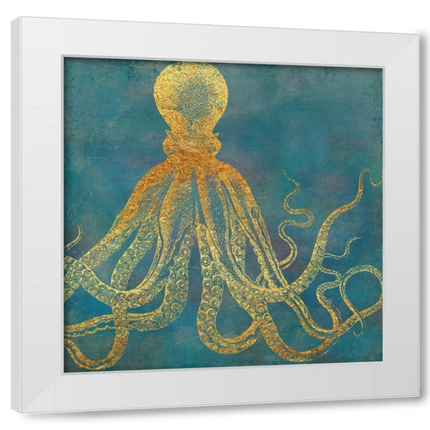 Deep Sea Life Ii White Modern Wood Framed Art Print by Lavoie, Tina