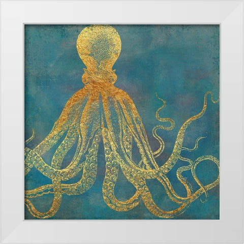 Deep Sea Life Ii White Modern Wood Framed Art Print by Lavoie, Tina