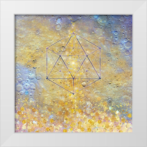 Karmic Evolution White Modern Wood Framed Art Print by Lavoie, Tina