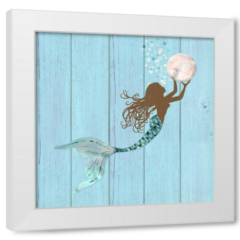 Gathering Pearls I White Modern Wood Framed Art Print by Lavoie, Tina