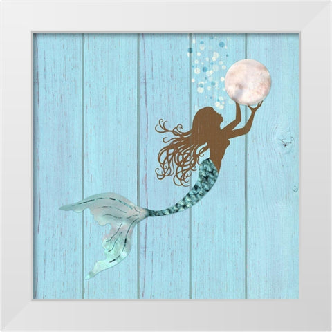 Gathering Pearls I White Modern Wood Framed Art Print by Lavoie, Tina