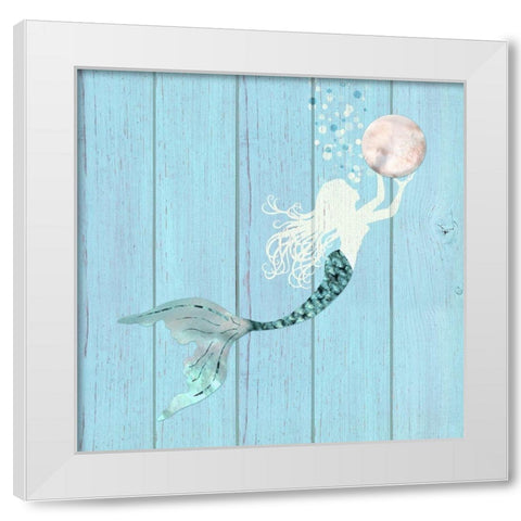 Gathering Pearls II White Modern Wood Framed Art Print by Lavoie, Tina