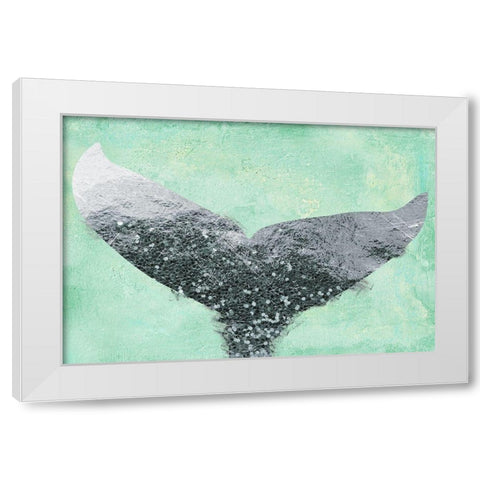 A Mermaids Tail I White Modern Wood Framed Art Print by Lavoie, Tina