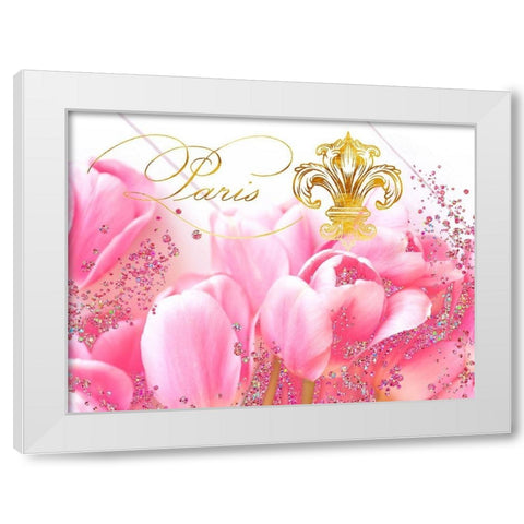 Wedding in Paris II White Modern Wood Framed Art Print by Lavoie, Tina