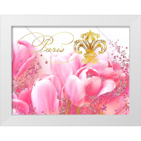 Wedding in Paris II White Modern Wood Framed Art Print by Lavoie, Tina