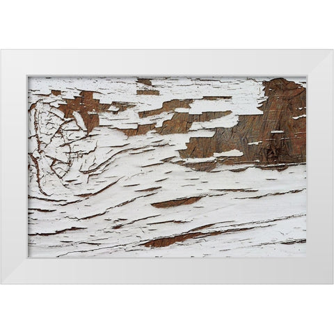 Whitewash 001 White Modern Wood Framed Art Print by Lavoie, Tina