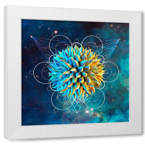 Untitled 32 White Modern Wood Framed Art Print by Lavoie, Tina