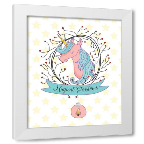Magical Christmas White Modern Wood Framed Art Print by Lavoie, Tina