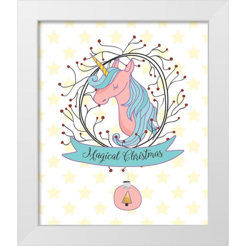 Magical Christmas White Modern Wood Framed Art Print by Lavoie, Tina