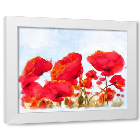 Field of Dreams White Modern Wood Framed Art Print by Lavoie, Tina