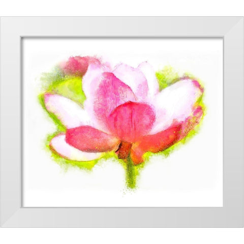 Karmic Propagation White Modern Wood Framed Art Print by Lavoie, Tina