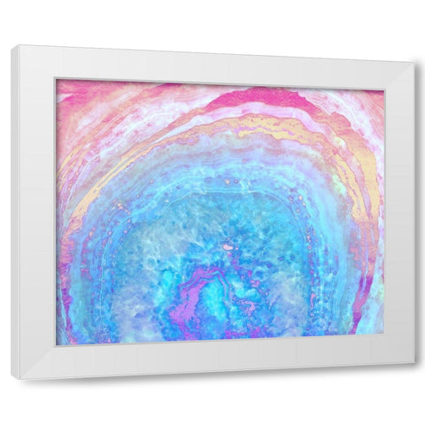 Into the ether White Modern Wood Framed Art Print by Lavoie, Tina