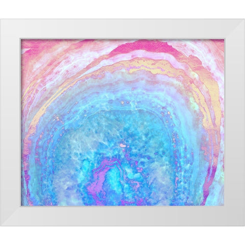 Into the ether White Modern Wood Framed Art Print by Lavoie, Tina