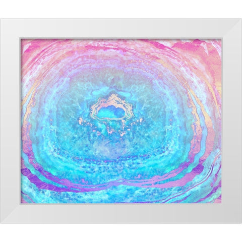 ether White Modern Wood Framed Art Print by Lavoie, Tina