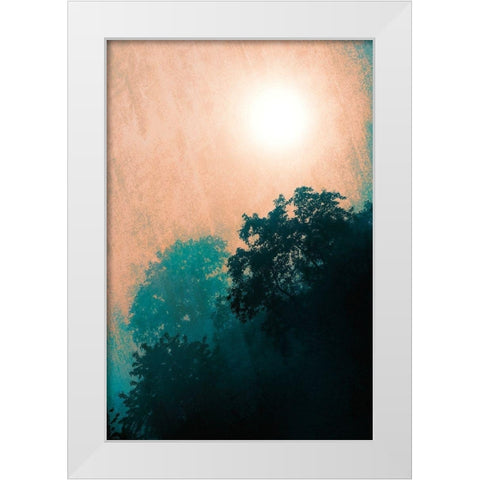 Jungle Canopy At Sunset White Modern Wood Framed Art Print by Lavoie, Tina