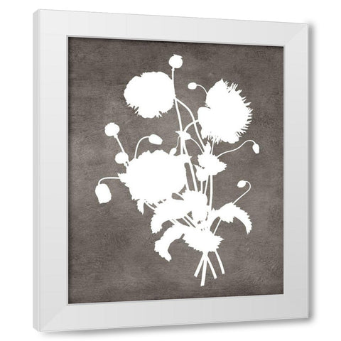 Spirit Poppy III White Modern Wood Framed Art Print by Lavoie, Tina