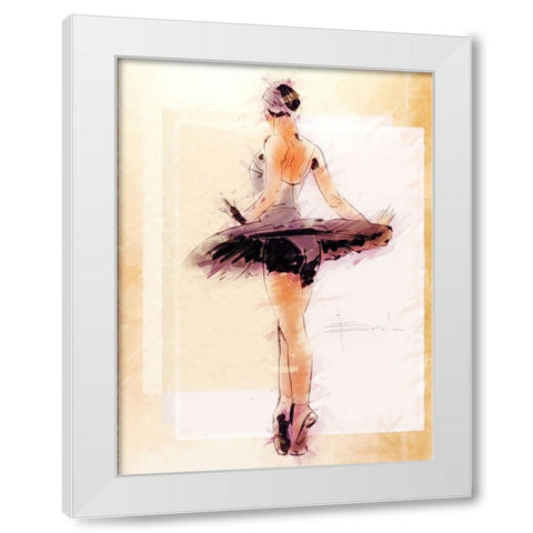 Ready White Modern Wood Framed Art Print by TMBorenstein