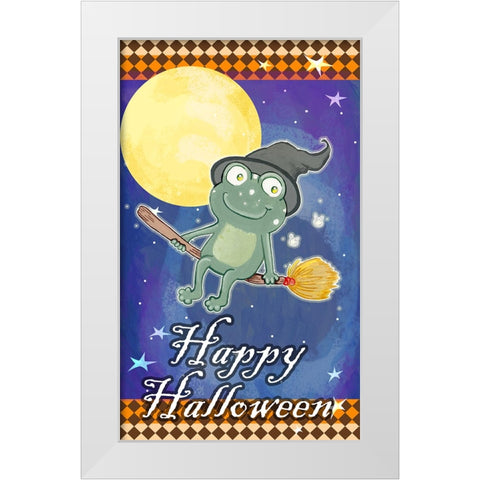Flying High White Modern Wood Framed Art Print by Wade, Valarie