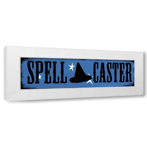 Spell Caster White Modern Wood Framed Art Print by Wade, Valarie