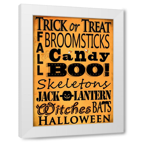Spirited Sayings White Modern Wood Framed Art Print by Wade, Valarie