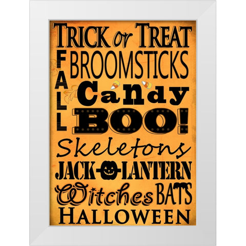 Spirited Sayings White Modern Wood Framed Art Print by Wade, Valarie