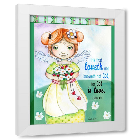 He That Loveth Not White Modern Wood Framed Art Print by Wade, Valarie