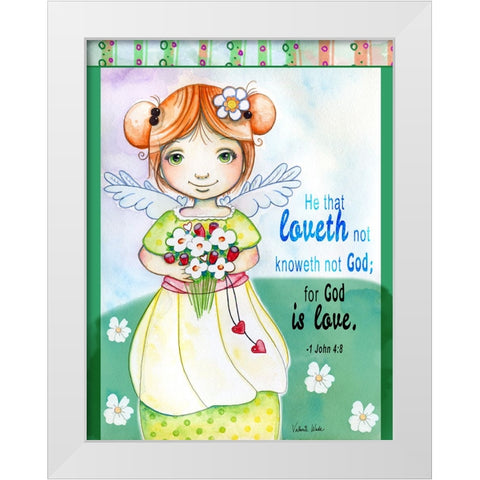 He That Loveth Not White Modern Wood Framed Art Print by Wade, Valarie