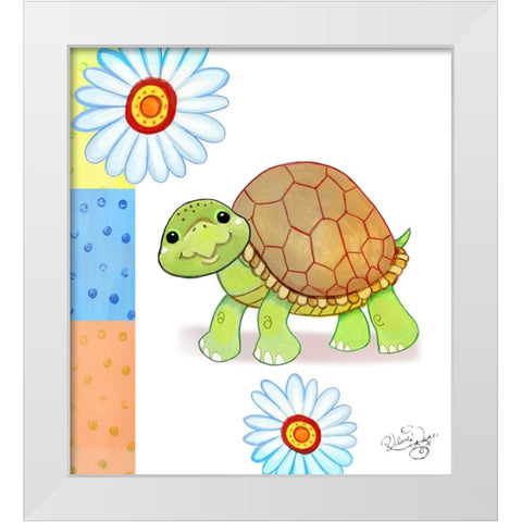 Travel White Modern Wood Framed Art Print by Wade, Valarie