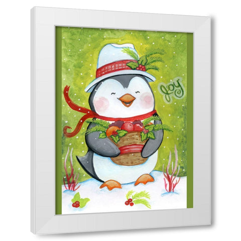 Plenty to Share White Modern Wood Framed Art Print by Wade, Valarie