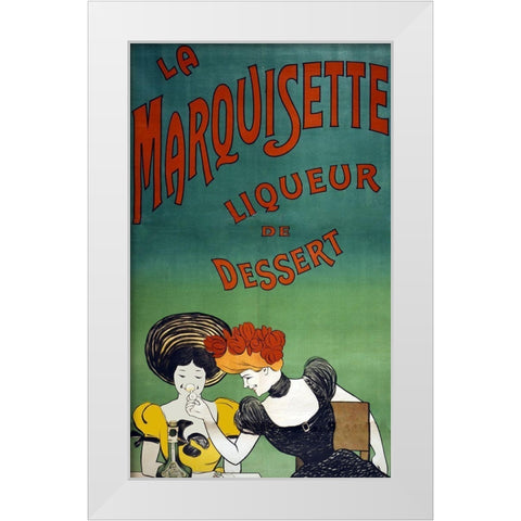 marquisette White Modern Wood Framed Art Print by Vintage Apple Collection