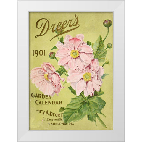 gorgeouspink White Modern Wood Framed Art Print by Vintage Apple Collection