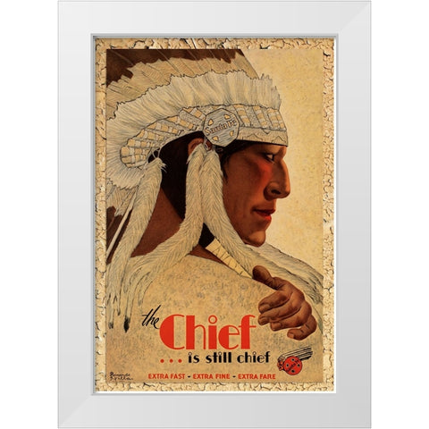 Travel 0278 White Modern Wood Framed Art Print by Vintage Lavoie