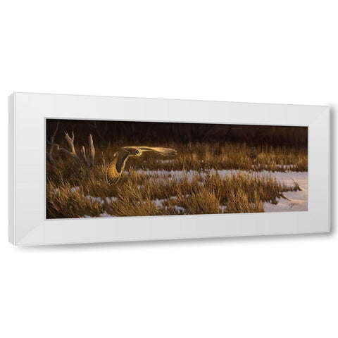 Into The Light White Modern Wood Framed Art Print by Goebel, Wilhelm