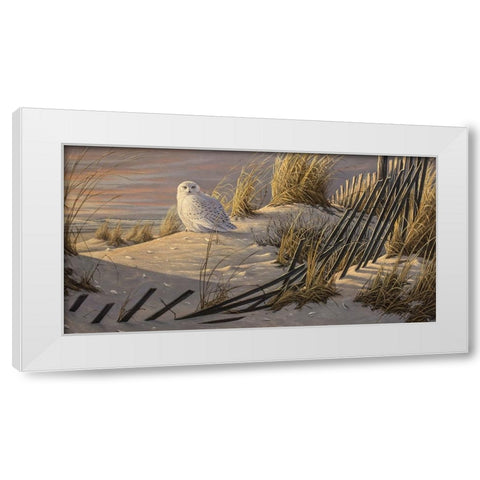 Sunrise Snowy White Modern Wood Framed Art Print by Goebel, Wilhelm