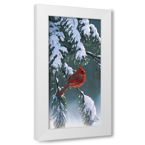 Winter Light 1 White Modern Wood Framed Art Print by Goebel, Wilhelm