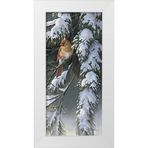Winter Light 2 White Modern Wood Framed Art Print by Goebel, Wilhelm